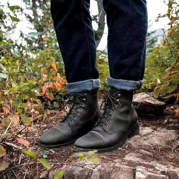Klassische Herren-Lederstiefel