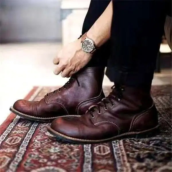 Klassische Herren-Lederstiefel