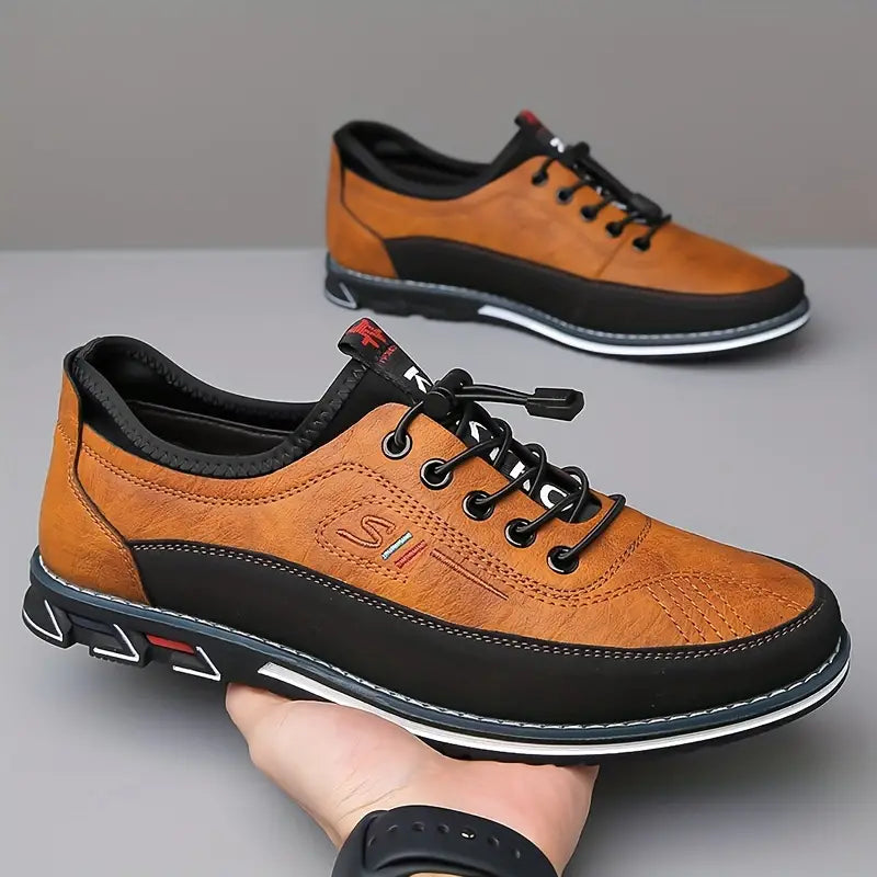 Leder-Komfort-Sneaker für Herren