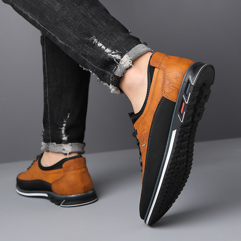 Leder-Komfort-Sneaker für Herren