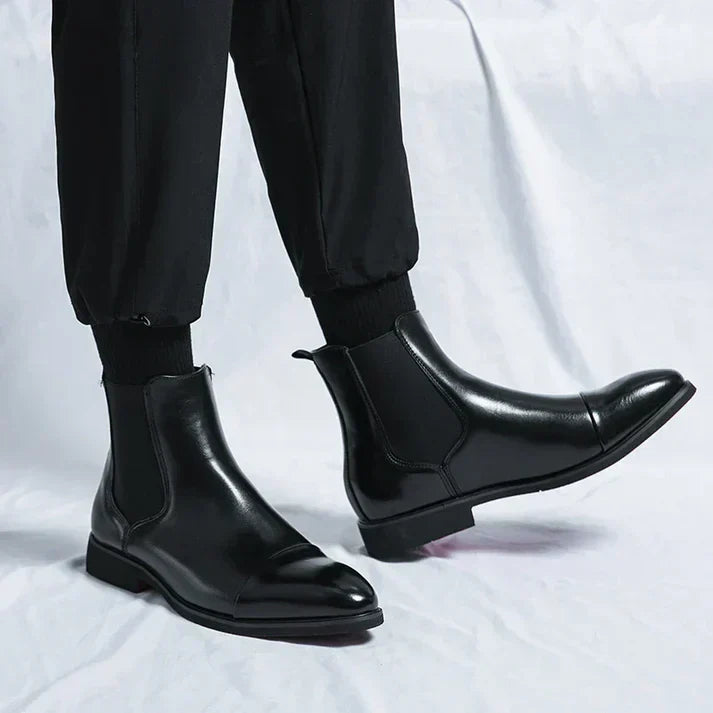 Elegante Herren Chelsea-Boots aus Leder