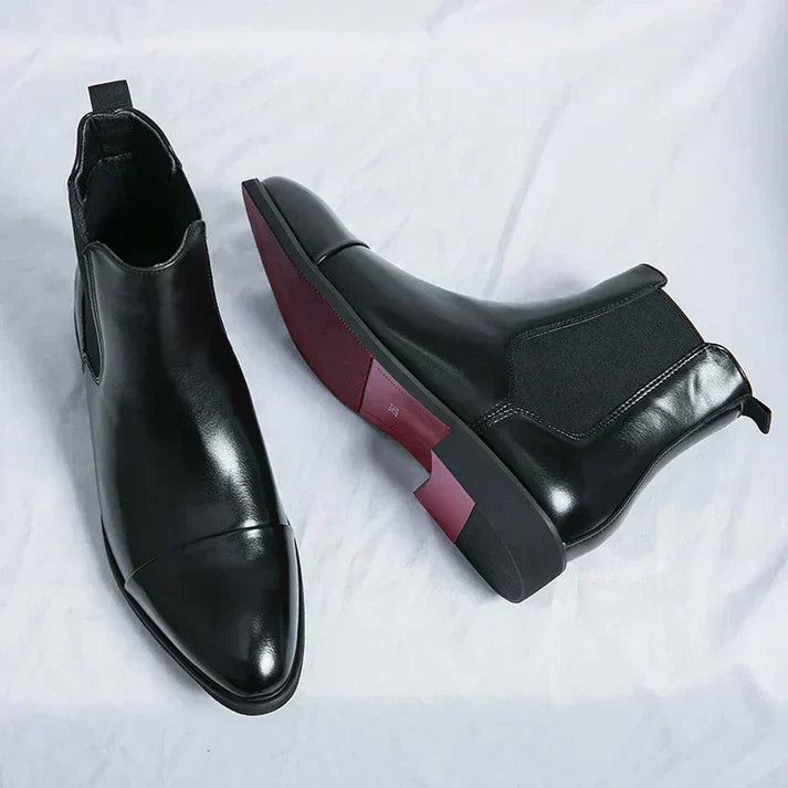 Elegante Herren Chelsea-Boots aus Leder