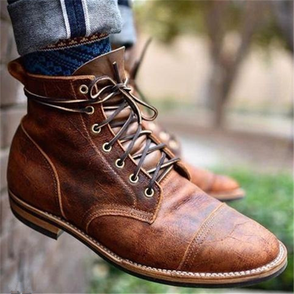 Klassische Herren-Lederstiefel