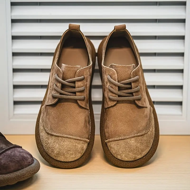 Vintage-Wildleder-Komfortschuhe